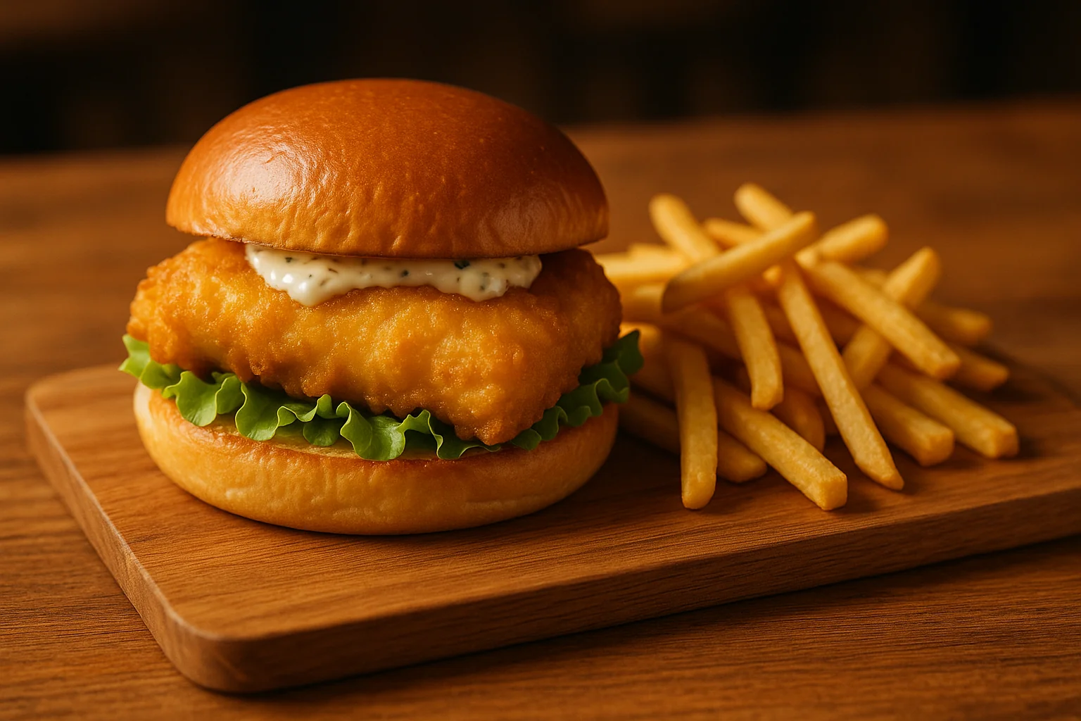 Balık Burger Menü